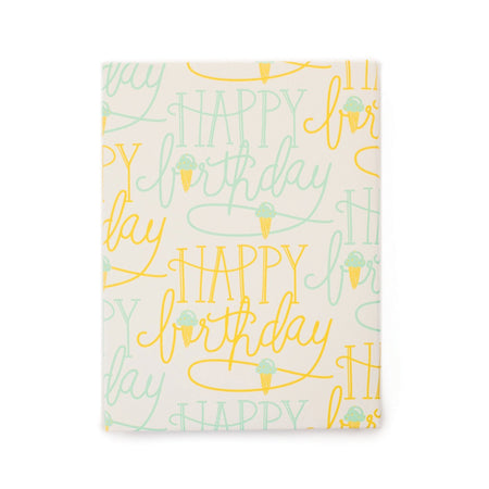 Birthday Cones Gift Wrap