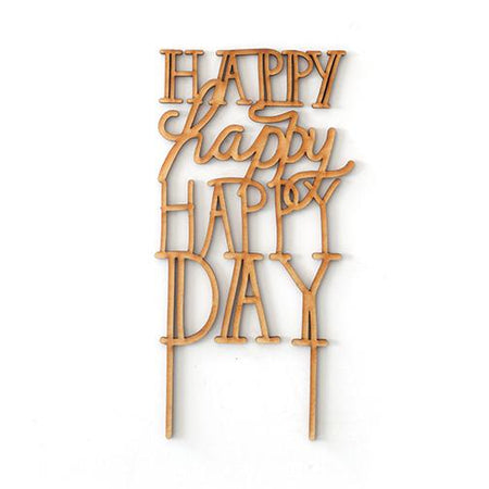 Happy Day Cake Topper