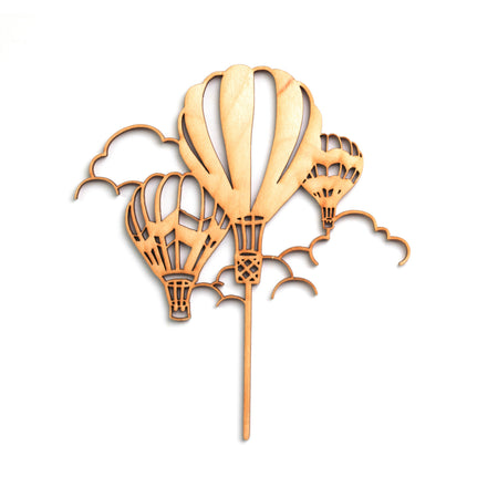 Hot Air Balloons Cake Topper