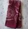 Farmer's Market tea towel - maroon