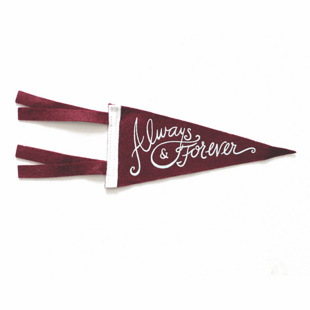 Always & Forever pennant card
