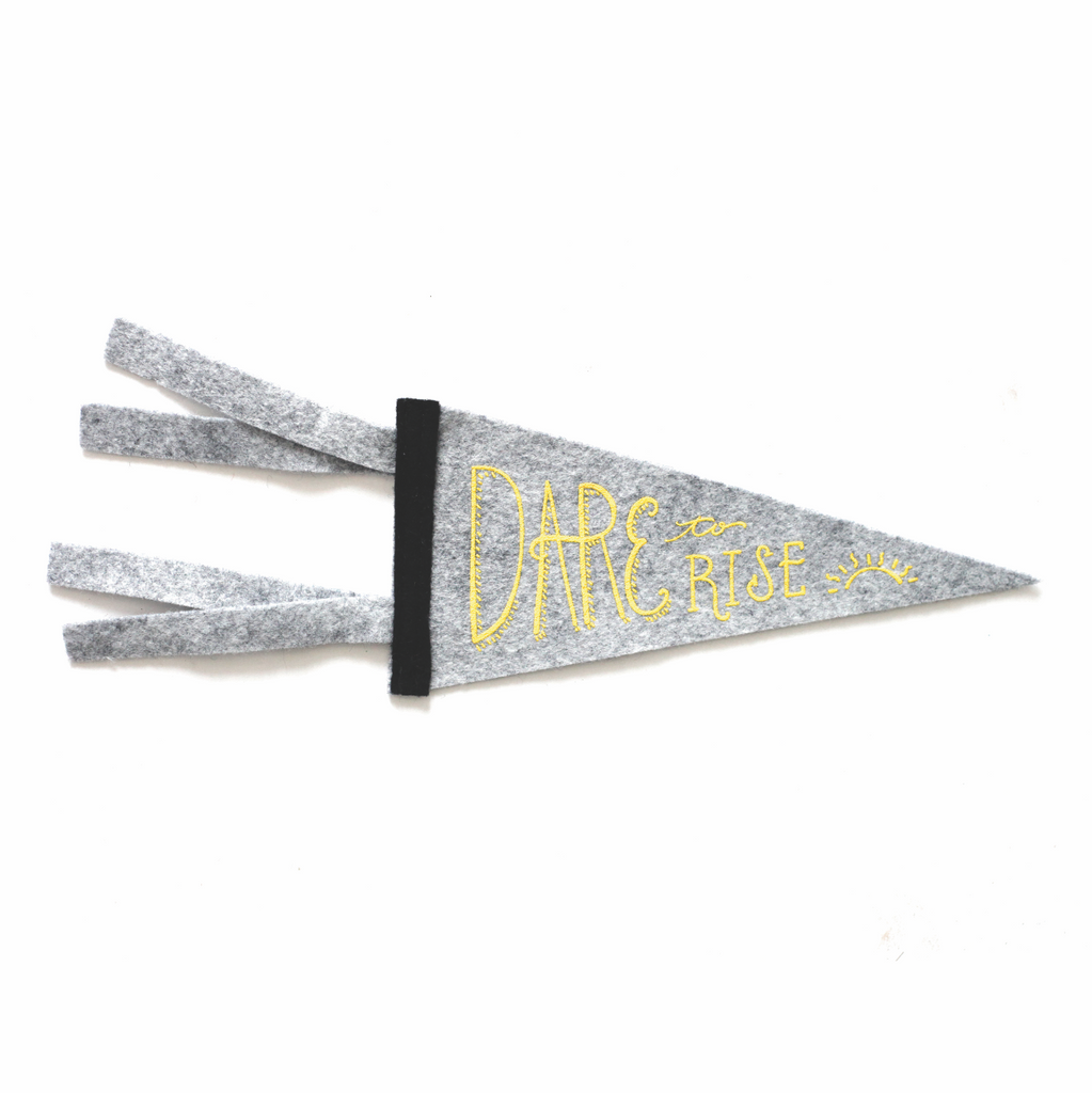 Dare to Rise pennant card