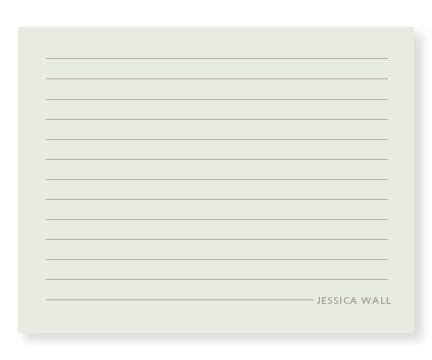 Military City Social Stationery