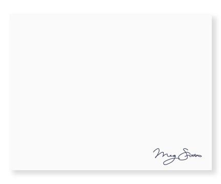 Signature Social Stationery