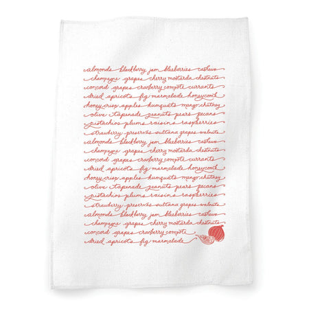 Fruits & Nuts Tea Towel