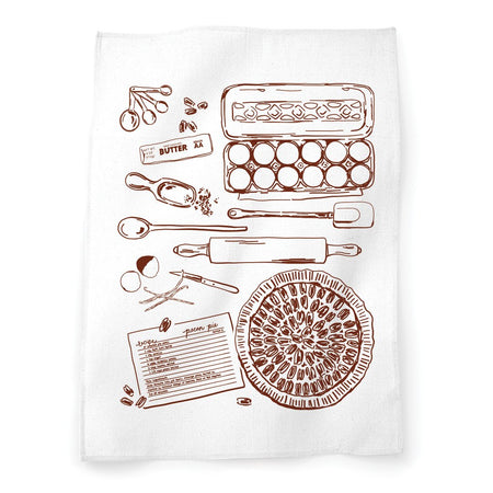 Pecan Pie tea towel
