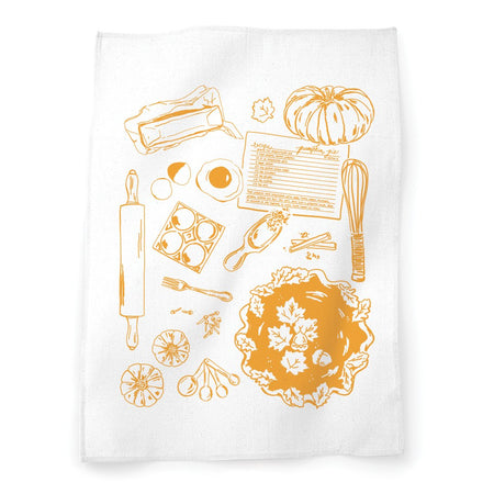 Pumpkin Pie tea towel