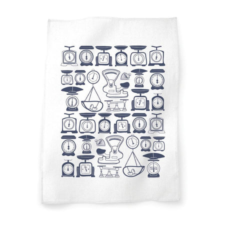 Vintage Scales tea towel