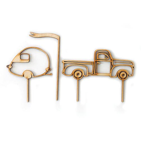Truck & Camper Cake Topper